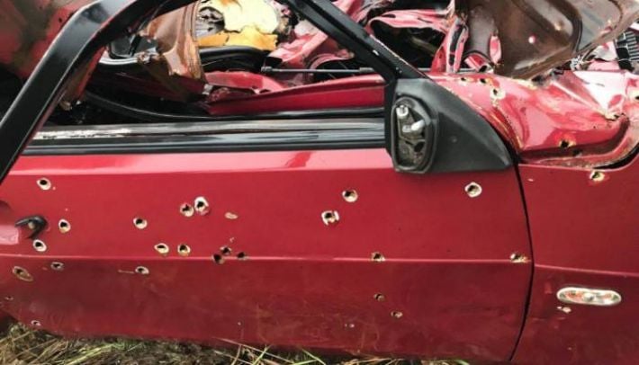 Оккупанты расстреляли автомобиль с мужчиной на ВОТ Запорожской области: полиция выясняет обстоятельства