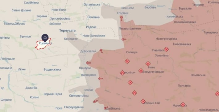 Силы обороны опровергли заявления о захвате Рождественки и предупредили о возможном ударе по Комышуваше