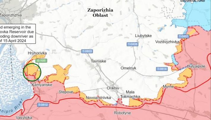 ISW объяснил, остановили ли россияне своё наступление на Гуляйпольском направлении в Запорожской области