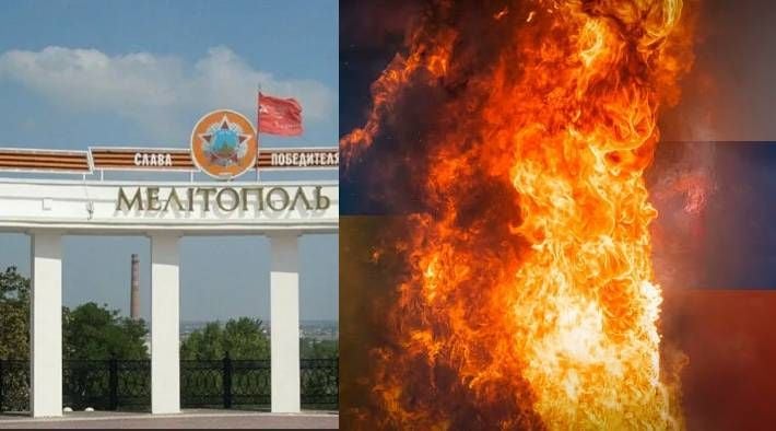 Едва окна не вылетели: ночной рой дронов и ракетные прилеты по базам оккупантов в Мелитополе и районе