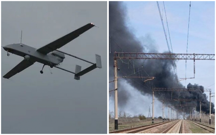 В небе над Мелитополем заметили дрон-разведчик: коллаборанты ждут масштабного удара ВСУ