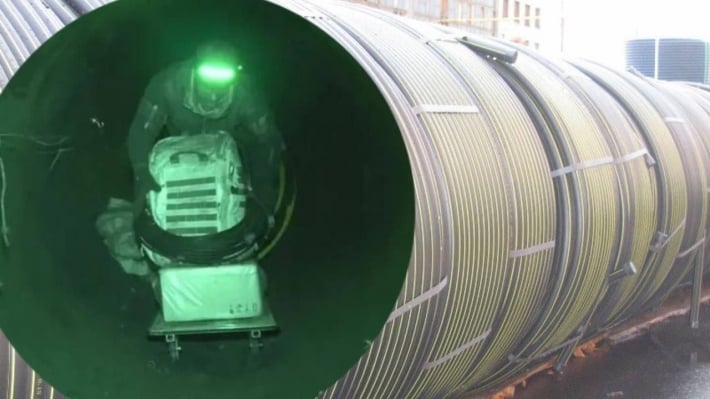 В Запорожской области российские военные отрабатывают передвижение по газовым трубам