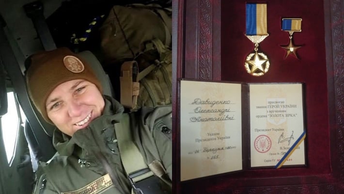 От журналистики на фронт: жительница Запорожья Александра Давыденко стала Героем Украины