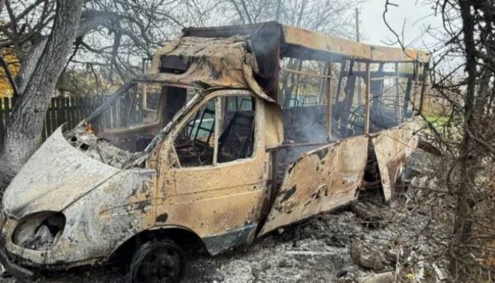 В Запорожской области российский дрон атаковал маршрутку: есть погибший и раненые