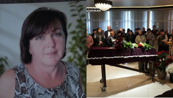 Ехала к своим цветам: в Запорожье простились с учительницей, убитой российским FPV-дроном
