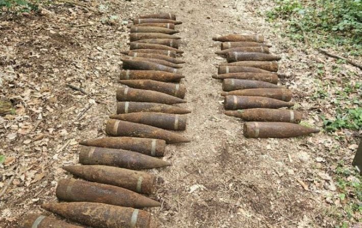 Эхо Второго мировой в пригороде Берлина: случайный прохожий обнаружил в лесном массиве полторы тонны советских снарядов
