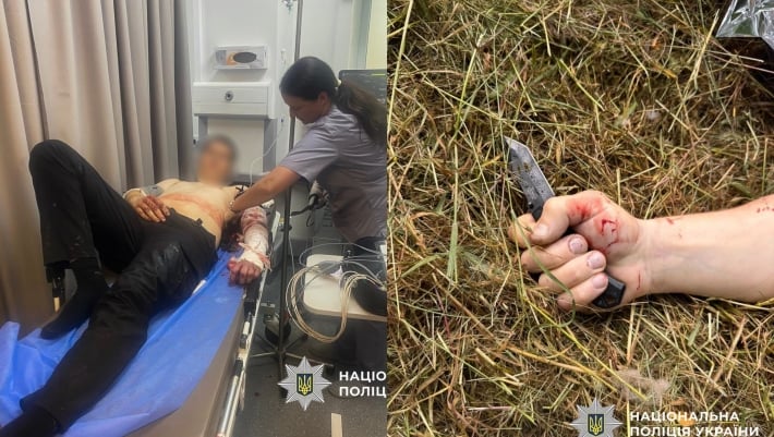В Запорожье во время обыска мужчина напал с ножом на полицейских
