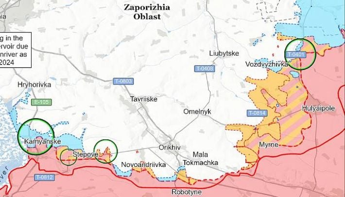 ISW: российские войска меняют тактику на Запорожском направлении - о чём речь