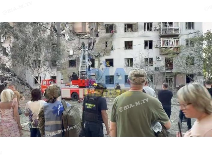 Российский авиаудар по Запорожью