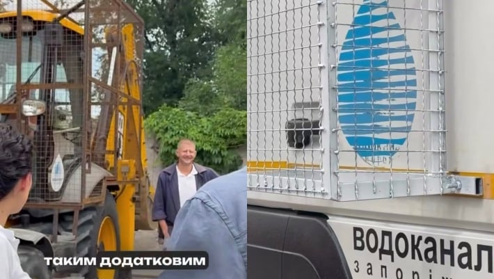 В Запорожье бронируют спецтехнику «Водоканала» для защиты сотрудников от нападений