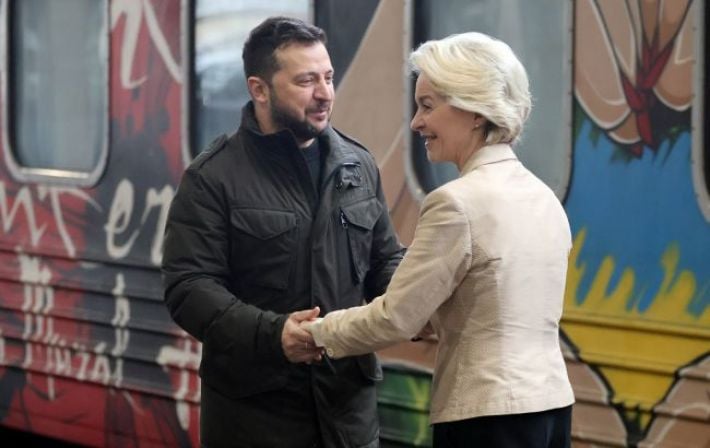 Европейский десант в Киеве: Урсула фон дер Ляйен и лидеры ЕС прибыли на День Государственности