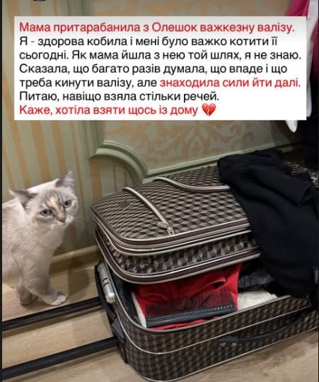 Скриншот з історії Наталії у соцмережах / © скриншот
