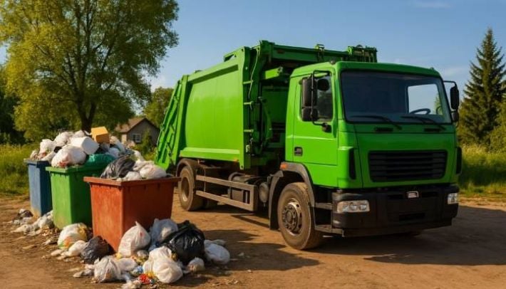 Оккупанты на ВОТ Запорожской области на неопределенный срок прекращают вывоз мусора в селах возле Приморска