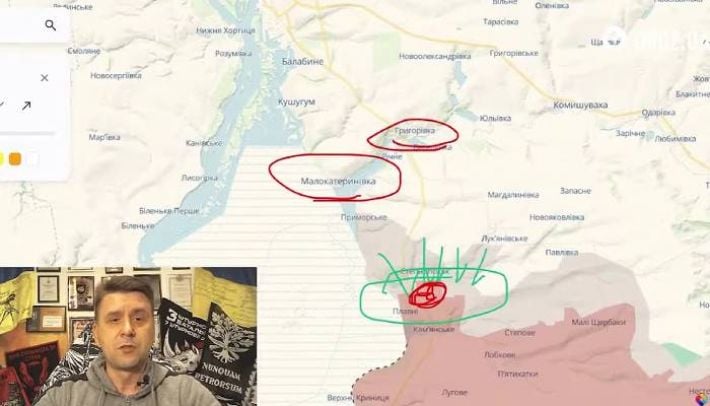 «Топографический кретинизм»: военный эксперт Коваленко высмеял заявления РФ о захвате сёл под Запорожьем